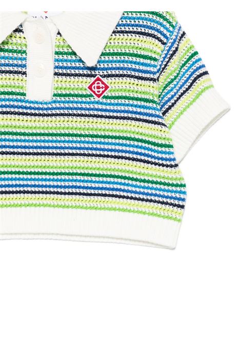 Polo Casablanca Kids CasA BLANCA KIDS | T-SHIRT E POLO | K-SP26-KW-1363-01EX-BCSTRIPE